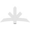 Ekena Millwork Alberta Architectural Grade PVC Gable Bracket, 60"W x 32 1/2"H x 2"D x 6"F, 13/12 Pitch GBP060X33X0206ALB00 - alternate 2
